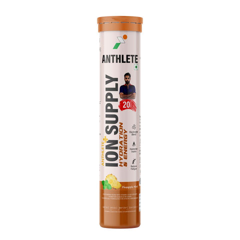 Anthlete Ion+ Electrolyte Tablets | Pineapple Mint Flavor | 20 Effervescent Tablets