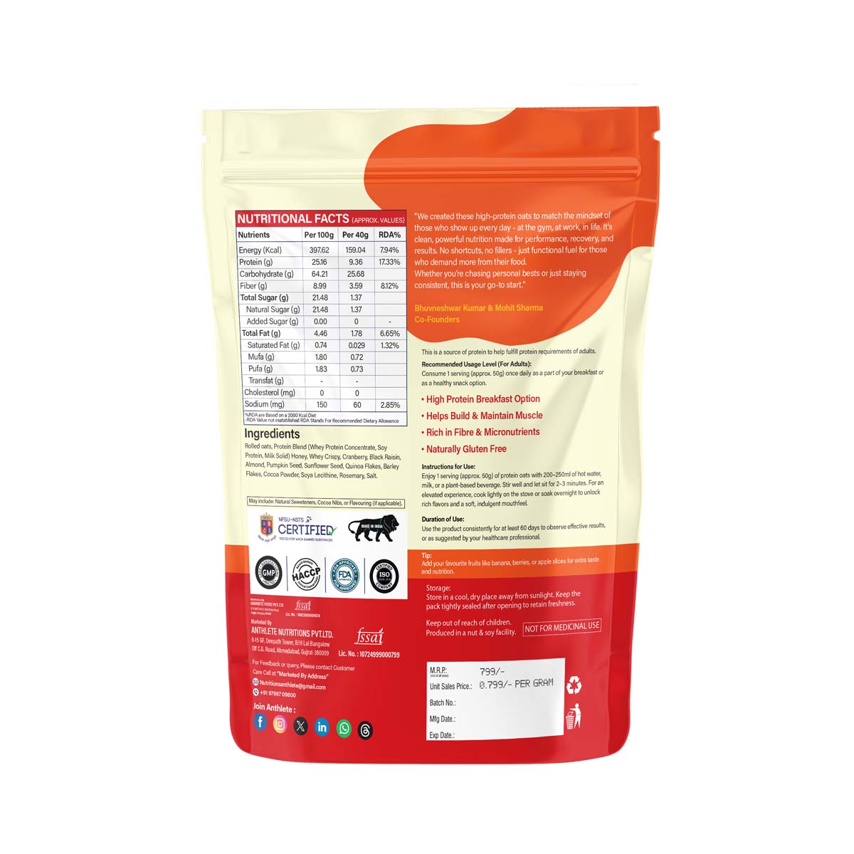 Anthlete Nutritions