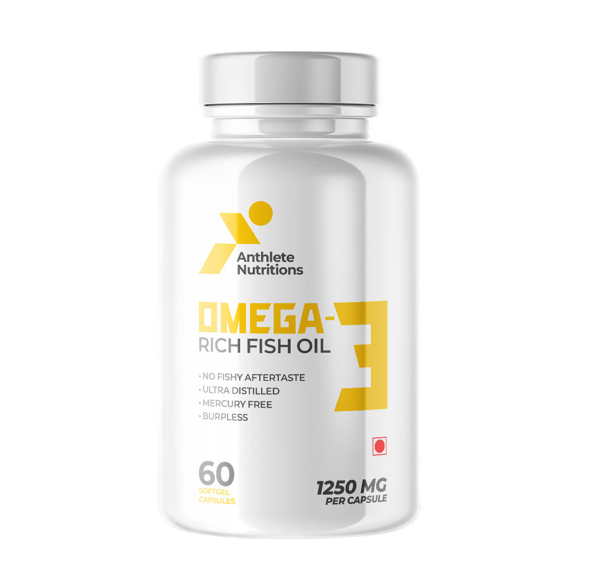 Anthlete Omega 3 | Rich Fish Oil | 60 Capsules