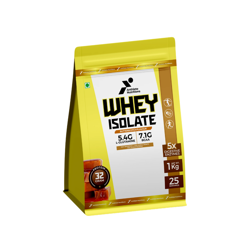 Anthlete Whey Isolate Design for Aththlete | Butterscotch | 1 KG