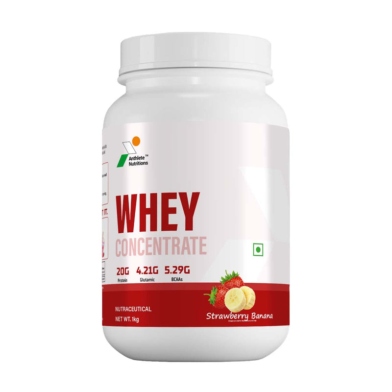 Whey protein concentrate strawberry banana